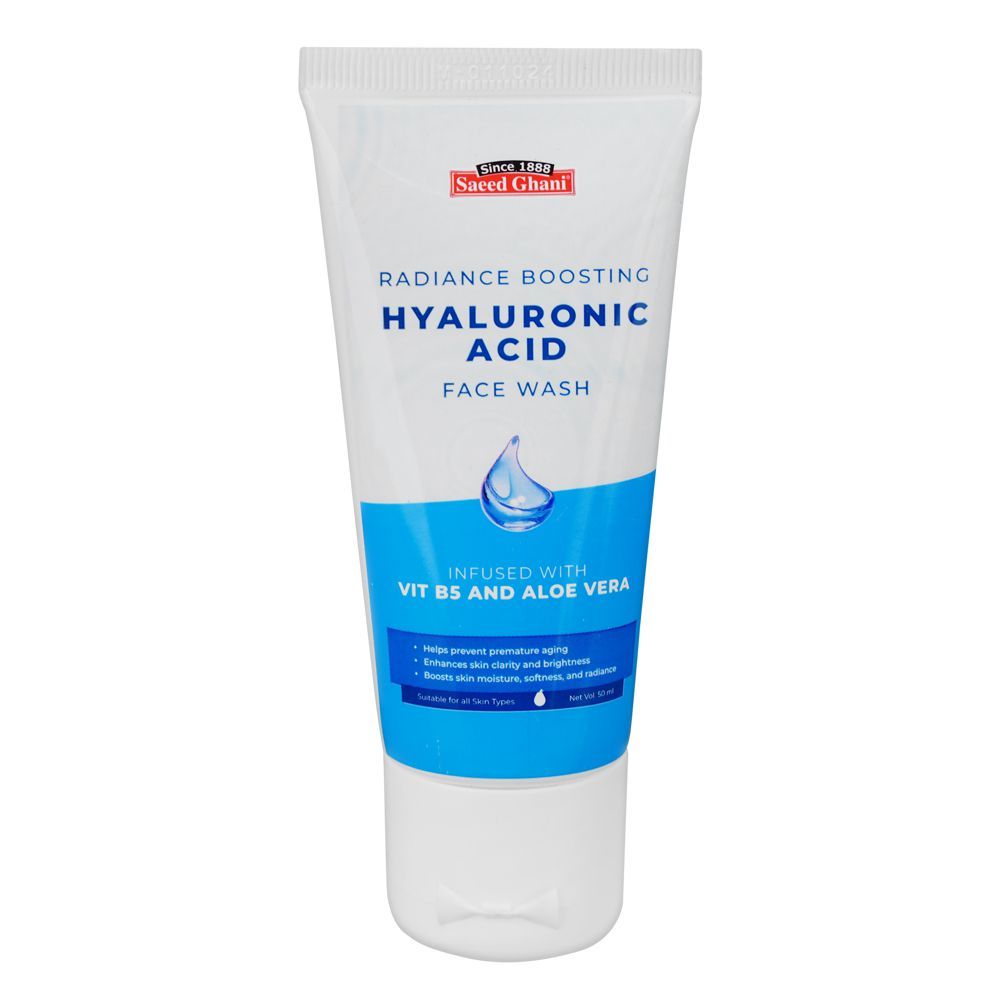 Saeed Hyaluronic Acid Face Wash 50Ml