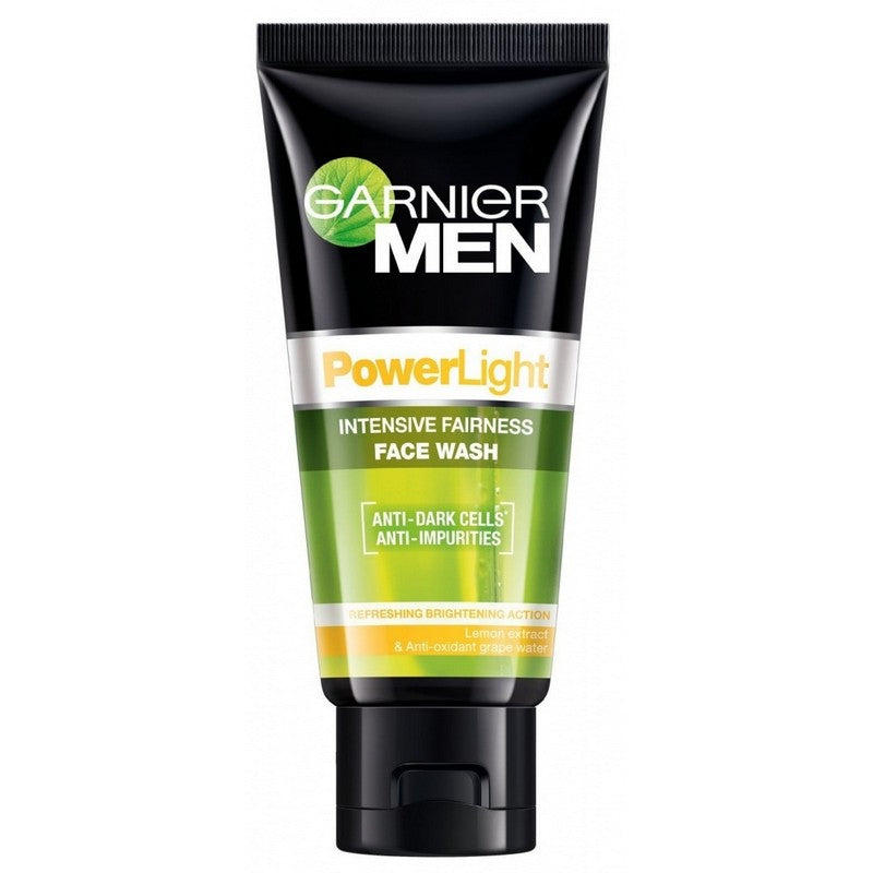 Garnier Men Power Light Intensive Face Wash 100Gm (Ind)
