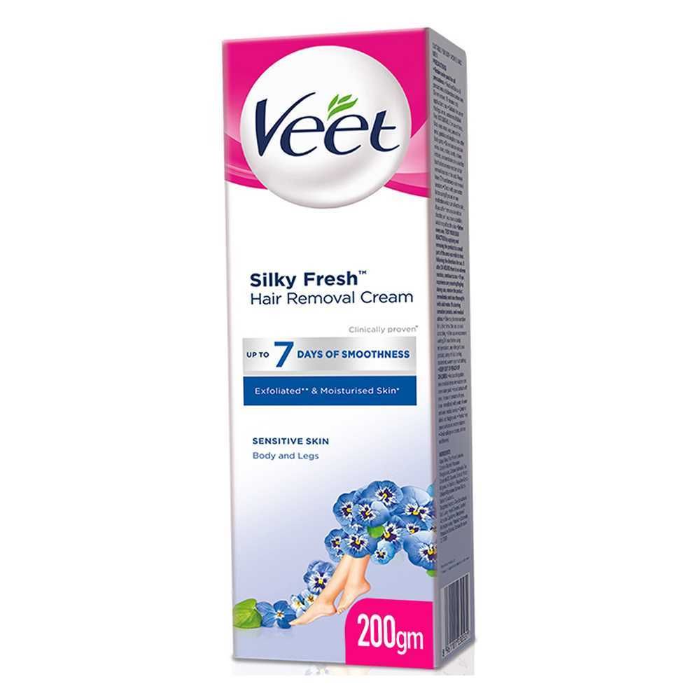 VEET SILK & FRESH SENSITIVE SKIN HAIR REMOVAL CREAM 200GM