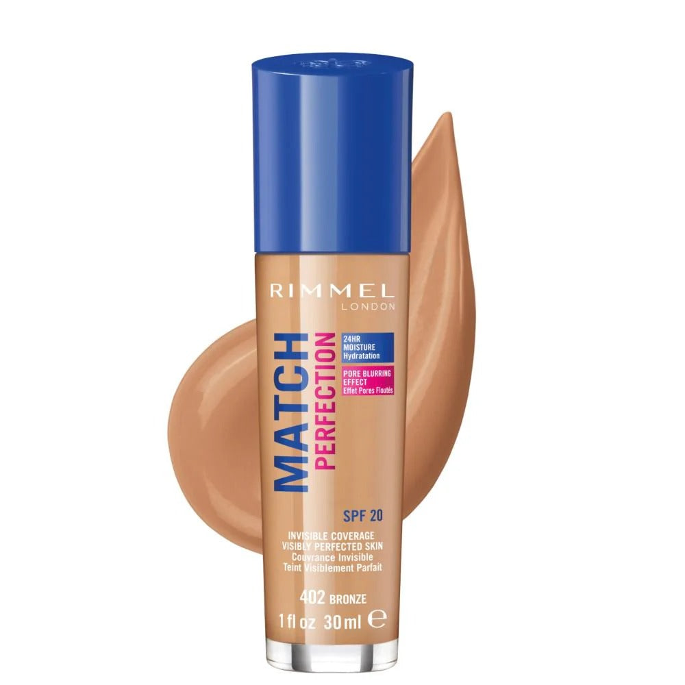 Rimmel Match Perfection Face Foundation 402 Bronze 30ml