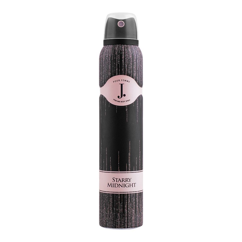 J. JUNAID JAMSHED STARRY MIDNIGHT WOMEN BODY SPRAY 200ML