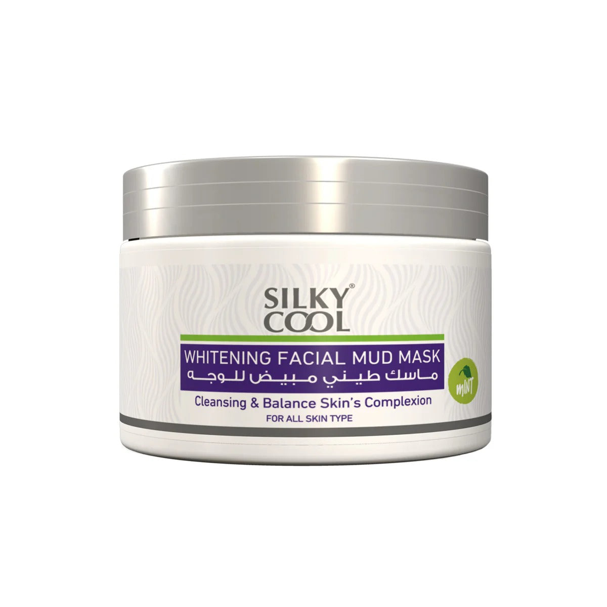 Silky Cool Whitening Facial Mud Mask 350Ml