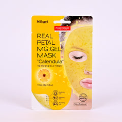 PUREDERM REAL PETAL CALENDULAGEL FACE MASK ADS750 30GM 1PCS