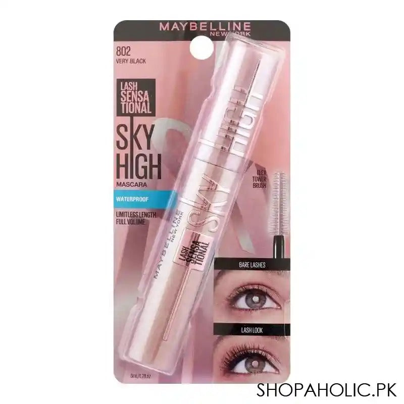 Maybelline Sky High Waterproofmascara Black 6Ml