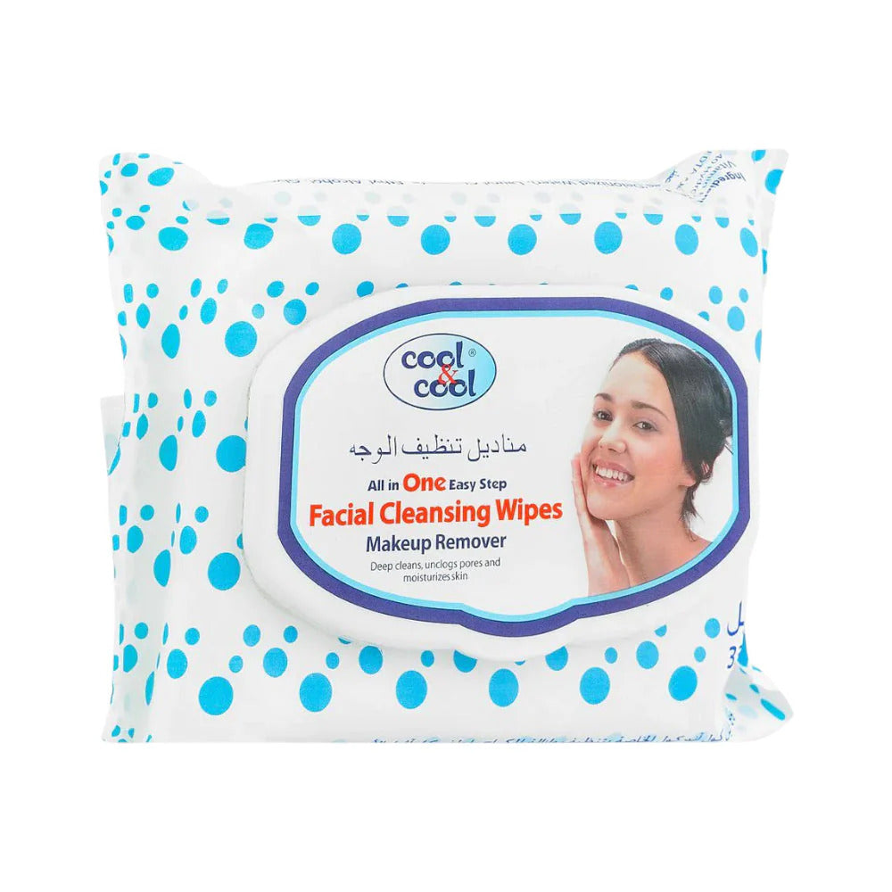 COOL & COOL MAKEUP REMOVER WIPES T-1141 33PCS