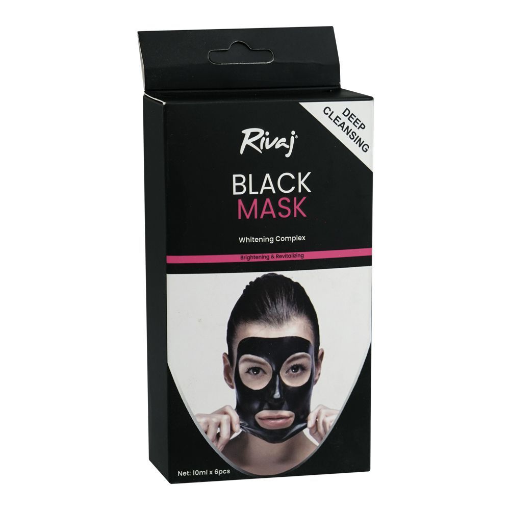 Rivaj Whitening Complex Blackface Mask 10Ml 6Pcs