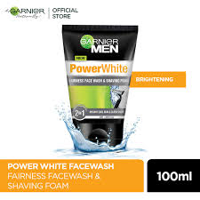Garnier Men Power White Face & Shaving Foam 100Ml