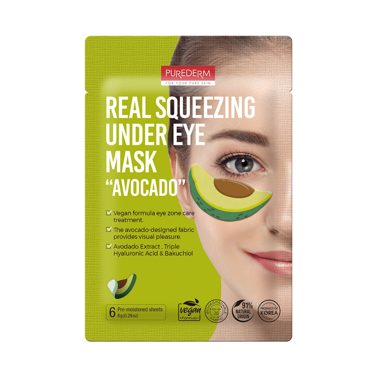 Purederm Real Squeezing Under Eye Mask 8Gm Ads710
