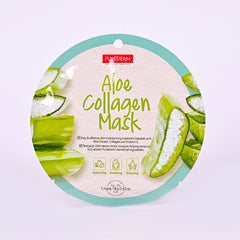 PUREDERM ALOE COLLAGEN FACE MASK ADS801 18GM 1PCS