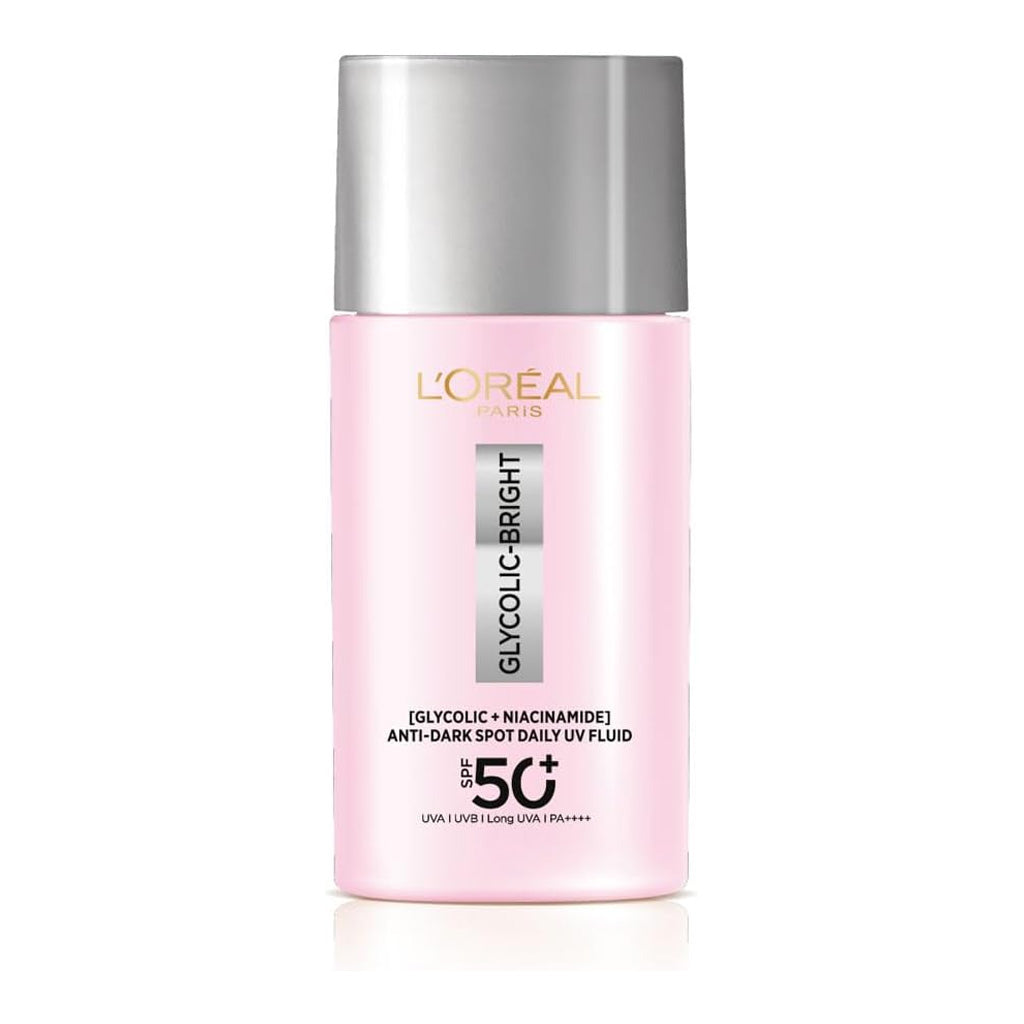 LOREAL GLYCOLIC BRIGHT UV FLUID FACE CREAM 50ML