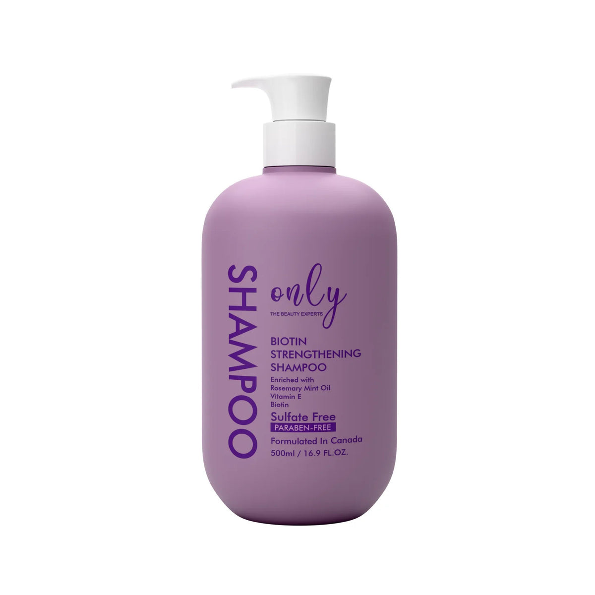 ONLY AURA Biotin Straightening Shampoo 500ml