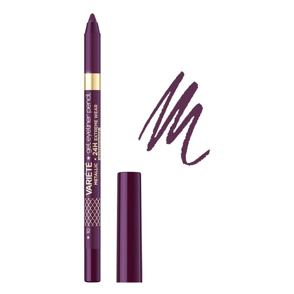 Eveline Variete Metallic Gel Eye Liner Pencil 10 1Gm