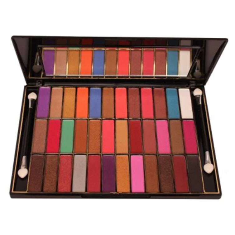 Glamorous Makhmali+Matte Eye Shadow Kit 36+36 Colors 35Gm