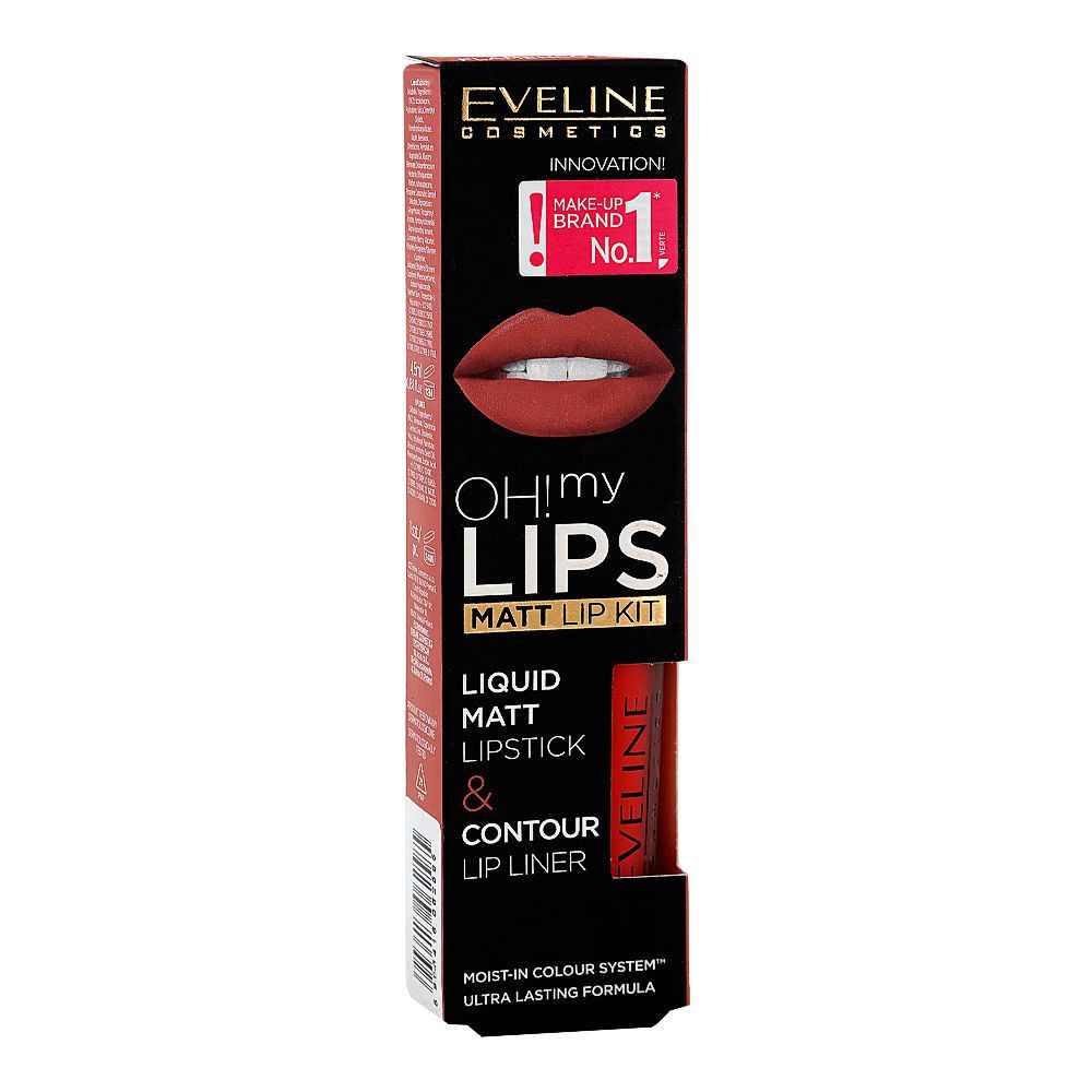 Eveline Oh My Lips Matte Liquid Lipstick 03 4.5Ml