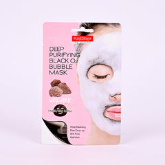 PUREDERM VOLCANIC BLACK O2 BUBBLE FACE MASK ADS371 20GM 1PCS