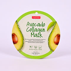 PUREDERM AVOCADO COLLAGEN FACEMASK ADS802 18GM 1PCS