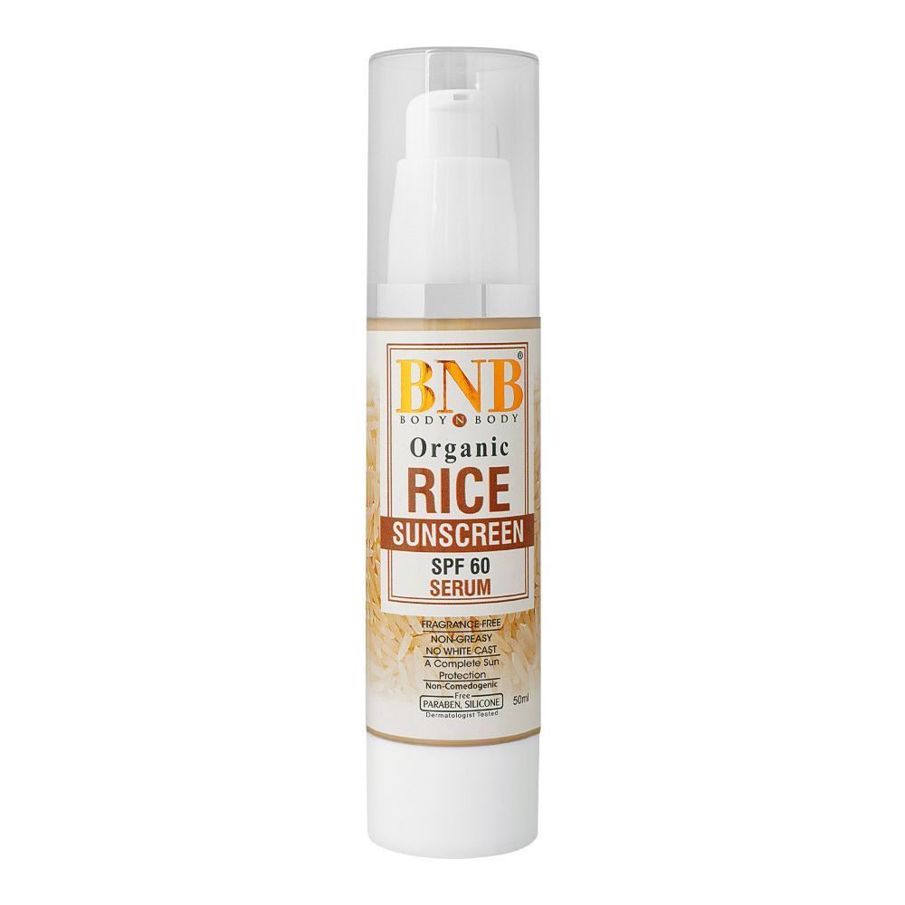 Bnb Organic Rice Sun Screen Spf60 50Ml