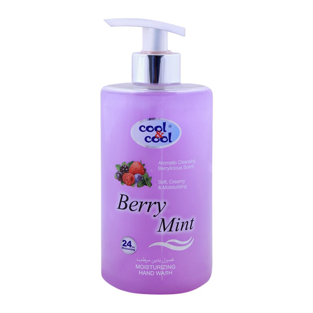 COOL & COOL BERRY MINT HAND WASH PUMP 500ML  